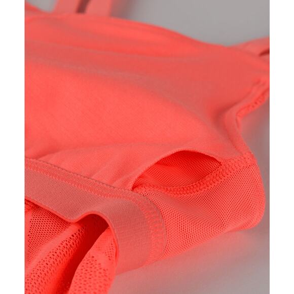 Lululemon Womens Tank Sz 6 City Sky Run By Grapefruit Mesh Most Popular RARE - Picture 8 of 16